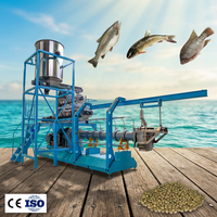 Ligne de production automatique avancée multifonctionnelle d'extrudeuses à double vis pour aliments flottants et coulants pour poissons et crevettes