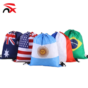 Sacs à dos à cordon en polyester personnalisés de haute qualité avec drapeau du <span class=keywords><strong>Portugal</strong></span> pour hommes, cadeaux promotionnels avec poignée en corde - Product Image 1