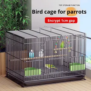 पक्षी पिंजरे के बड़े घर में पक्षी प्रजनन के लिए पिंजरे के तार के तार के लिए जंगली जानवर के तार का उपयोग करता है - Product Image 4