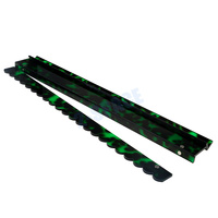 Support de Mahjong en Agate Verte Durable Marque Green Tortoise MAHJONG RACk 19/20/21 Pouces avec Poussoir Ondulé – Lot de 4