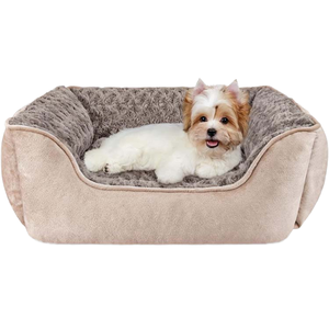 Großhandel Luxus Samt Hunde bett Tier muster für kleine mittelgroße Haustiere Modern Style PP Material OEM begrüßt - Product Image 6