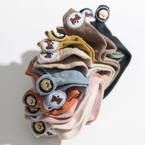 Youki haute qualité coton dames <span class=keywords><strong>chaussettes</strong></span> courtes confortable broderie cheville longueur chiot petit chien respirant tricoté Technique - Product Image 2