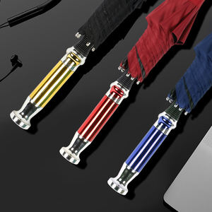 Nuevo paraguas de Golf de mango largo de quilla de loto para hombres, paraguas publicitario automático de negocios, pegamento negro, protección solar, paraguas de doble uso - Product Image 2