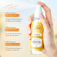 SADOER Brume Parfumée Charmante Longue Durée Rafraîchissante et Romantique Élimine les Odeurs Spray Corporel 80ml