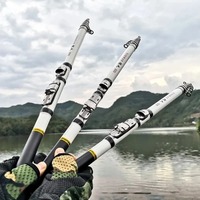 Canne à pêche télescopique portable DORISEA en fibre de verre pour la pêche à la carpe et au bar, 1,5m-3,0m, multi-sections