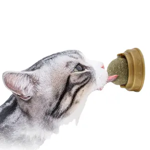 OEM en çok satan Catnip yenilebilir yalama topları aperatif kedi yalamak Catnip topu kedi oyuncaklar Pet Chew oyuncak Pet oyuncak