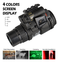 Perangkat NVG Monokuler PVS-18 Teropong Penglihatan Malam HD 1X Digital Night Vision GZ27-0032