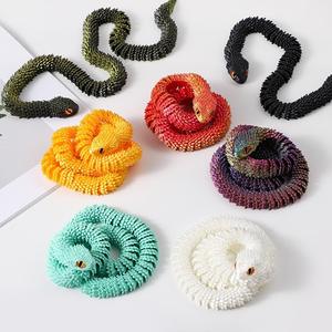 بيع بالجملة نماذج ألعاب أفعى الفايبر المضيئة المطبوعة ثلاثية الأبعاد بتصنيع المعدات الأصلية حسب الطلب، حيوانات بلاستيكية رائجة، فئة منتجات الديناصورات - Product Image 2