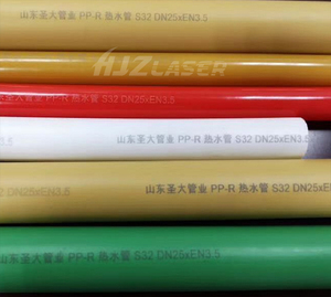 PE HDPE PPR <span class=keywords><strong>PVC</strong></span> Boru Kablo Yazıcı Fiber Co2 UV Online Lazer Gravür Baskı İşaretleme Makinesi Fiyatı - Product Image 5