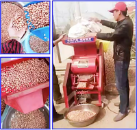 Machine à décortiquer et à égrener les cacahuètes automatique de bonne qualité, petite taille, avec moteur, haute productivité