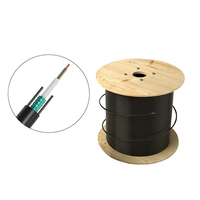 Suministro de fábrica Cable para exteriores GYXTW Diámetro 7,0mm 2 4 6 8 12 Core G652D Cable de fibra óptica de tubo suelto de fibra