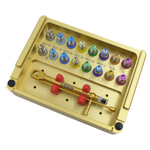 Dentium & Osstem Universal Torque Wrench Screwdriver Kit Reusable Steel Dental Implant Restoration <b>Tool</b> Set Manual Power Source - Product Image 1