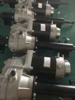 Moteur CC sans balais 800 W 24 V avec transmission intégrée pour scooters de mobilité, chariot d'entrepôt, contrôleur Curtis 24 V 110 A avec accélérateur et clé