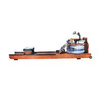 Equipo de Fitness de alta calidad, máquina de remo de agua de madera ajustable para Cardio, gimnasio, ejercicio físico