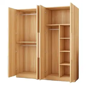 Armário de madeira para roupas, armário grande, armário organizador, gaveta para quarto