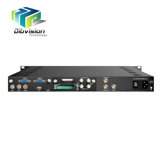 IRD3711 New H.265 Cable Tv Decoder Satellite Tv Receiver Catv Headend Ird Ip to Sdi Decoder with CI Slots for CAM Card