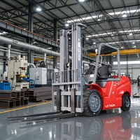 Montacargas Eléctrico Contrapesado Liftron CPD30L de 3000 kg para Transporte Estable de Materiales en Almacenes de Paneles de Yeso
