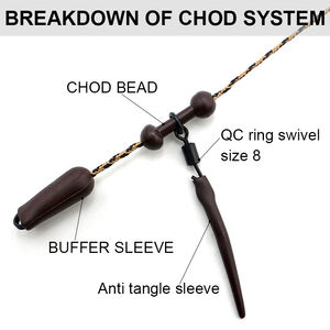 Perles tampons antichoc en caoutchouc pour la pêche à la carpe, pour la monture hélicoptère, la monture <span class=keywords><strong>Chod</strong></span>, les protecteurs de nœuds et les clips multiples - Product Image 6