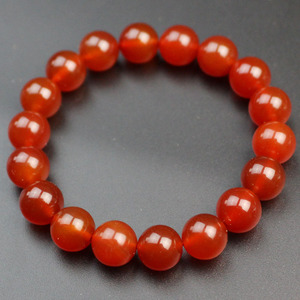 <b>Red</b> Agate <b>Bracelet</b> 23mm Ball Beads Single Loop Unisex Jewelry Gift Hangzhou Origin - Product Image 2