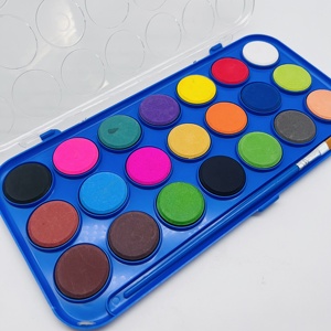 Set di 21 Colori di Acquerelli Solidi con Pennello Gratuito, Non Tossici, per Bambini, Ritorno a Scuola, Materiali Artistici per Disegno - Product Image 2