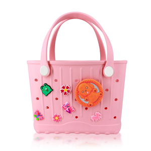 Adult and kids outdoor lightweight <b>large</b>-capacity waterproof rubber <b>beach</b> <b>bag</b> summer seaside hole eva tote <b>bag</b> - Product Image 4