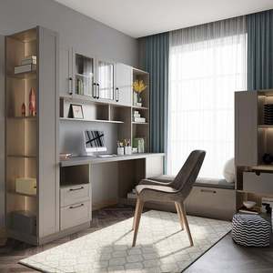 Juego de Muebles de Cocina Modernos y Ecológicos con Encimeras de Mármol y Vidrio, Isla de Almacenamiento y Despensa para Diseño de Mejoras del Hogar - Product Image 4