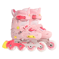 Roues LED Patins à roulettes Patins quadruples réglables Patines de gros 4 Ruedas Patins à roulettes pour enfants adultes