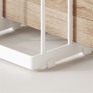 <b>Kitchen</b> Towel Rack Double Tier Stainless Steel Modern Waterproof Standing <b>Storage</b> Cabinet with <b>Shelf</b> - Product Image 3