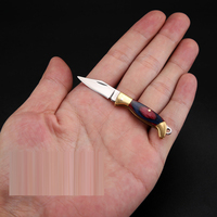 Mini couteau pliant en laiton, couteau de poche, pendentif porte-clés en acier inoxydable, couteau de déballage pour livraison express, outils d'extérieur