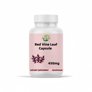 ODM OEM Customize and Wholesale Red Vine Leaf Extract Powder Horse <b>Chestnut</b> Extract Red Vine Leaf Capsule - Product Image 1