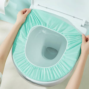 Housse de siège de toilette de Protection personnelle jetable Portable accessoire remplacement couverture de toilette pratique en papier Portable - Product Image 1