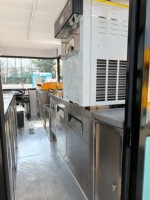 Camion de restauration rapide électrique SANSHELL EB400 13FT personnalisé, style vintage, certifié CE, pour la vente de nourriture de rue en extérieur et les barbecues