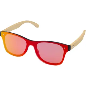 Gafas de sol de bambú color tostado, dispositivos personalizados - Product Image 1