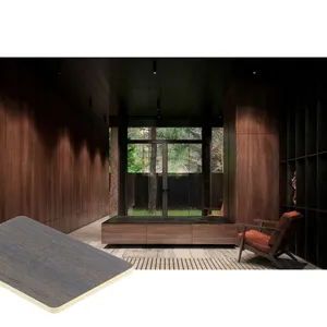 Индивидуальные мраморные панели из деревянного шпона, Облицовочный бамбуковый уголь, дизайн интерьера домов