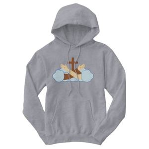 Sweat à capuche unisexe en coton 100% confortable, brodé, OEM - Product Image 1