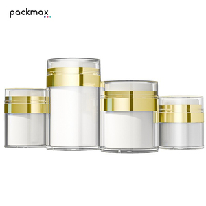 PMMA Cylinder Airless Pump 15-100g Refillable Lotion <b>Face</b> Cream & <b>Sunscreen</b> Cosmetic Bottle - Product Image 3
