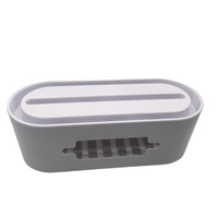 Câble de données, multiprise, boîte de rangement pour câbles, grande boîte d'organisation de bureau, multiprise, boîte de gestion des câbles en plastique