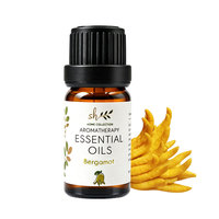 Huile Essentielle de Bergamote 100% Pure, Pressée à Froid, Naturelle, pour Diffuseur d'Aromathérapie, Soin Corporel, Purification de l'Air, Usage Quotidien