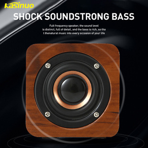 SHENZHEN regalo transfronterizo LOGO retro precio de fábrica El nuevo Q10 mini altavoz de madera Blue tooth portátil pequeño ESTÉREO - Product Image 4