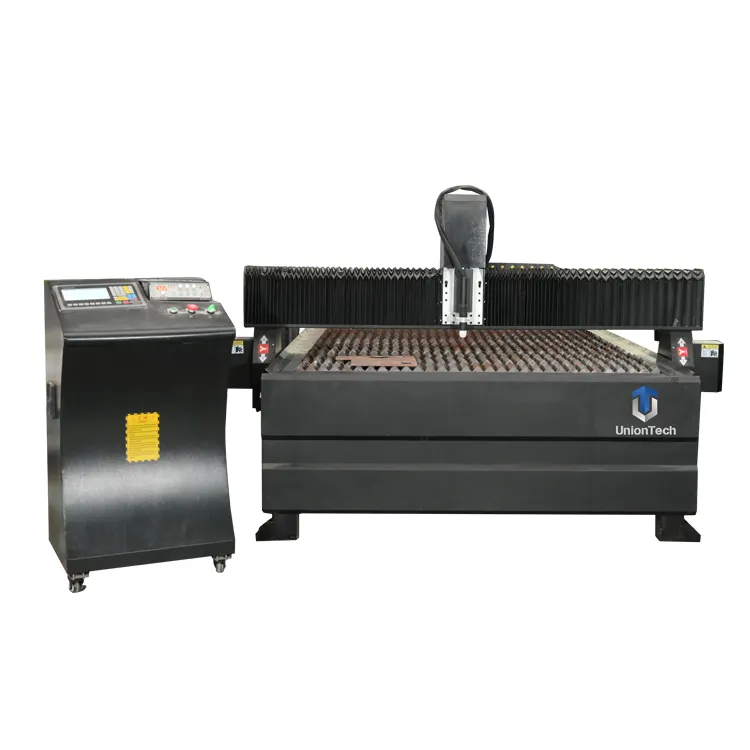 Plasma Metal Cutting Machine CNC Plasma Cutting Machine Iron / Stainless Steel/ Aluminum/ Copper UTP-1530 Plasma 8000mm/min 1100