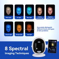 8 in 1 Professional 3d Skin Analyzer Machine Skin Scanner Portable Facial Skin Analysis Face Camera Machine