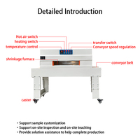 Tunnel de rétraction thermique intelligent 4020 PLC à température constante pour petites boîtes et bouteilles – Haute qualité pour boissons et textiles