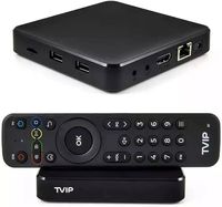 Meilleures ventes TVIP 605SE NOUVEAU Mini Dual OS Android / Linux Tv Box Amlogic S905X Boîte IPTV arabe WIFI Airplay Boîte de streaming IPTV