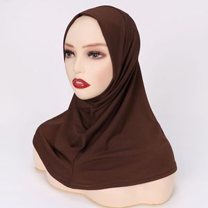 Nuevo Hiyab de Moda para Mujer, Pañuelo para la Cabeza de Tela Suave Elástica Islámica, Musulmán con Tubo, Gorro Instantáneo, Pañuelo Hiyab para Mujer Musulmana - Product Image 4