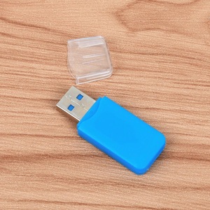 Lecteur de cartes 4 en 1 Micro T Flash Tf Sd Usb externe pour appareils mobiles, lecteur de cartes mémoire multi-slots en plastique - Product Image 2