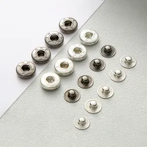 Quality Choice silver antique silver custom clothing buttons metallic decorative buttons