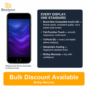 หน้าจอ LCD สำหรับเปลี่ยน <span class=keywords><strong>iPhone</strong></span> <span class=keywords><strong>8</strong></span> <span class=keywords><strong>Plus</strong></span>, จอ LCD แบบ Incell สำหรับเปลี่ยน, ใช้แทนกันได้ - Product Image 3