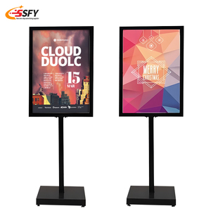 Hiện đại KT bảng hiển thị giá rèn sắt biển áp phích khung khuyến mãi Tầng-thường vụ trung tâm mua sắm quảng cáo hiển thị đứng - Product Image 6