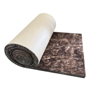 ฉนวนใยแก้วสีน้ำตาล บราซิล <span class=keywords><strong>ลา</strong></span> เดอ วิดโร สำหรับหลังคา ปราศจากฟอร์มาลดีไฮด์ เป็นมิตรกับสิ่งแวดล้อม มาตรฐาน ASTM C1304 R94 หนา 40 มม. - Product Image 2