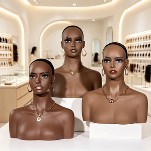 Têtes de mannequins réalistes de qualité supérieure pour la présentation de perruques et les accessoires de merchandising visuel de luxe pour magasins - Product Image 1